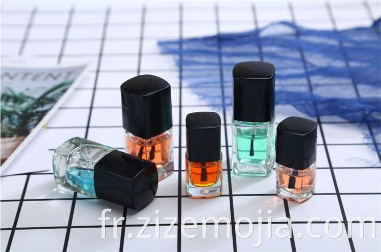 Flacon de vernis à ongles 10 ml blanc transparent 10 ml